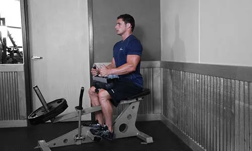 5. Подъем веса на икроножные мышцы. 15-20 повторений, 4 подхода.