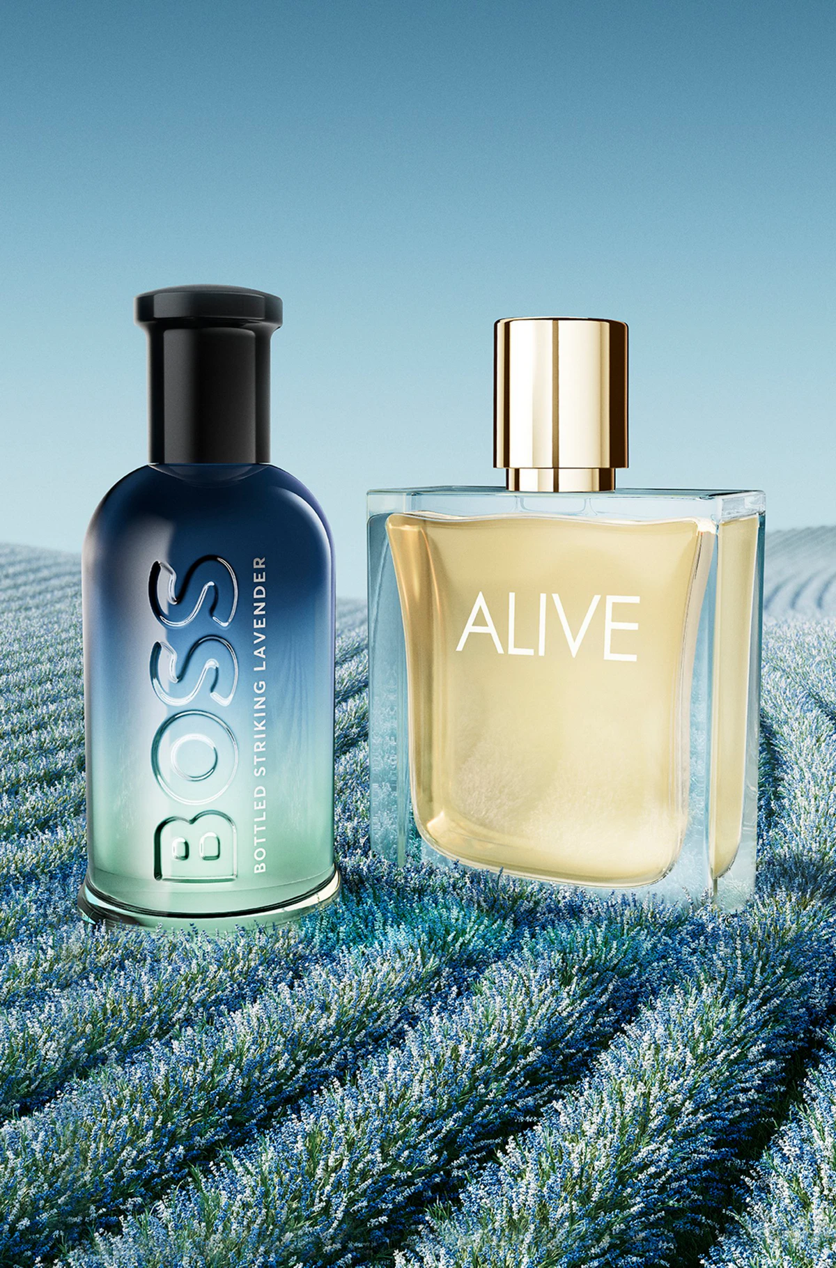 Парфюмированная вода BOSS Bottled Striking Lavender 100 мл